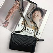 Chanel Gabrielle Clutch Full Black 18 cm - 1