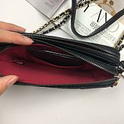 Chanel Gabrielle Clutch Full Black 18 cm - 2