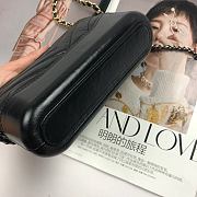 Chanel Gabrielle Clutch Full Black 18 cm - 4