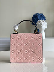 Louis Vuitton Spring Street Pink Handbag M90375 Size 17 x 16 x 8.5 cm - 5