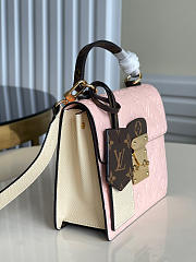 Louis Vuitton Spring Street Pink Handbag M90375 Size 17 x 16 x 8.5 cm - 3