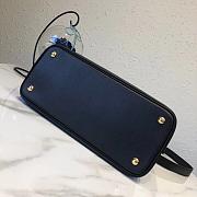 Prada Top Handle Tote Bag Black/Beige 1BG148 Size 33 × 24 × 14.5 cm - 4