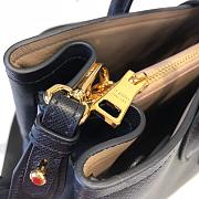 Prada Top Handle Tote Bag Black/Beige 1BG148 Size 33 × 24 × 14.5 cm - 3