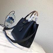 Prada Top Handle Tote Bag Black/Beige 1BG148 Size 33 × 24 × 14.5 cm - 2