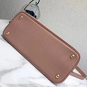 PRADA Top Handle Tote Bag Power Pink/Black 1BG148 33 × 24 × 14.5 cm - 4