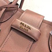 PRADA Top Handle Tote Bag Power Pink/Black 1BG148 33 × 24 × 14.5 cm - 2