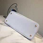 Prada Top Handle Tote Bag White/Black 1BG148 Size 33 × 24 × 14.5 cm - 6