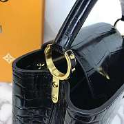 Louis Vuitton Capucines MM Black Crocodile N92967 Size 31 x 20 x 11 cm - 4