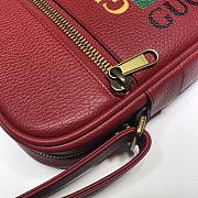 Gucci Print Shoulder Bag Leather Red 523591 Size 21 x 25.5 x 8 cm - 5