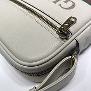 Gucci Print Shoulder Bag Leather White 523591 Size 21 x 25.5 x 8 cm - 5