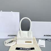 JACQUEMUS CHIQUITO NOEUD WHITE Mini SIZE 12 CM - 1