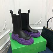 BOTTEGA VENETA Tire Black/Plum - 4