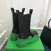 BOTTEGA VENETA Tire Black/Green onion - 6