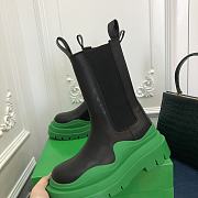 BOTTEGA VENETA Tire Black/Green onion - 5