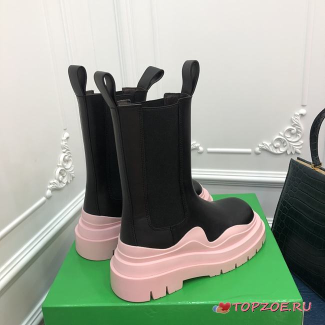 BOTTEGA VENETA Tire Black/Pink - 1
