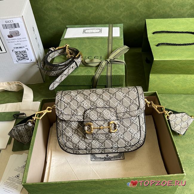 Gucci x Balenciaga The Hacker Project Horsebit Mini Top Handle Bag 20.5cm - 1