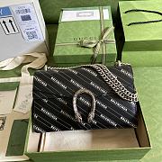 Gucci x Balenciaga The Hacker Project Dionysus Small Black Shoulder Bag - 1