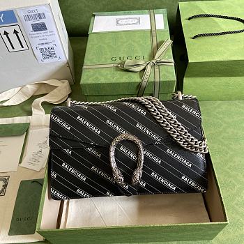 Gucci x Balenciaga The Hacker Project Dionysus Small Black Shoulder Bag