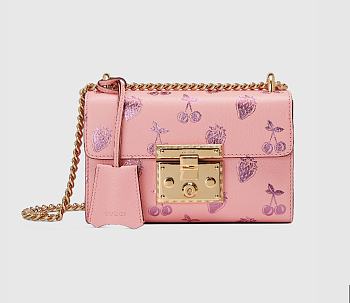 GUCCI PADLOCK VALENTINESDAY HANDBAG 20CM