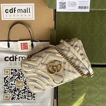 Gucci GG Marmont The Hacker Project WITHE Bag 26CM