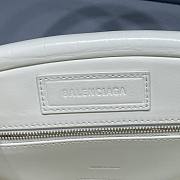 BALENCIAGA Editor leather White tote bag 26cm - 3