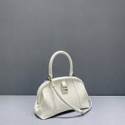 BALENCIAGA Editor leather White tote bag 26cm - 4