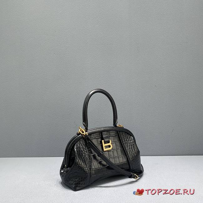 BALENCIAGA Editor leather Black tote bag 26cm - 1