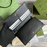 Gucci GG wallet with chain White 19cm - 5