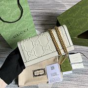 Gucci GG wallet with chain White 19cm - 3