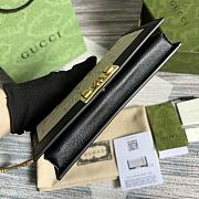Gucci GG wallet with chain White and Black 19cm - 5