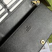 Gucci GG wallet with chain White and Black 19cm - 2