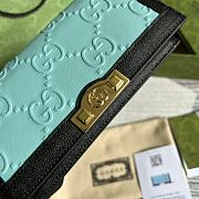 Gucci GG wallet with chain Blue 19cm - 5