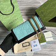 Gucci GG wallet with chain Blue 19cm - 3