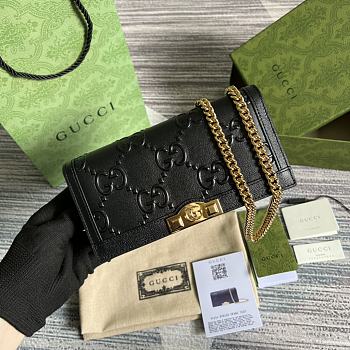 Gucci GG wallet with chain Black 19cm