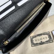 Gucci GG wallet with chain Black 19cm - 4