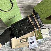 Gucci GG wallet with chain Black 19cm - 3