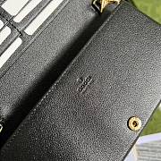 Gucci GG wallet with chain Black 19cm - 2