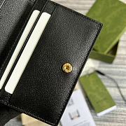 GG card case wallet White and Black 11cm - 2