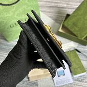 GG card case wallet Blue 11cm - 6
