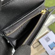 GG card case wallet Blue 11cm - 2