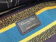 DIOR MEDIUM LADY D-LITE Zodiac Blue BAG 24cm - 6