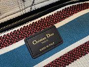 DIOR MEDIUM LADY D-LITE Zodiac Cream white multicolor BAG 24cm - 6