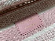 DIOR MEDIUM LADY D-LITE Canvas of Jouy Wind Rose Bag 24cm - 3
