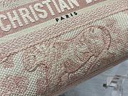 DIOR MEDIUM LADY D-LITE Canvas of Jouy Wind Rose Bag 24cm - 5