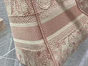 DIOR MEDIUM LADY D-LITE Canvas of Jouy Wind Rose Bag 24cm - 6