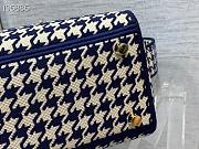 DIOR MEDIUM LADY D-LITE Black and white Bag 24cm - 2