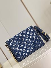 LV Dauphine Denim M59631 Navy Blue MM 25CM - 5