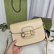 GUCCI HORSEBIT 1955 MINI BAG YELLOW 658574 SIZE 20.5 X 14 X 5CM - 1