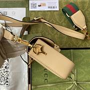 GUCCI HORSEBIT 1955 MINI BAG YELLOW 658574 SIZE 20.5 X 14 X 5CM - 5