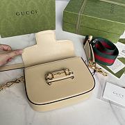 GUCCI HORSEBIT 1955 MINI BAG YELLOW 658574 SIZE 20.5 X 14 X 5CM - 3